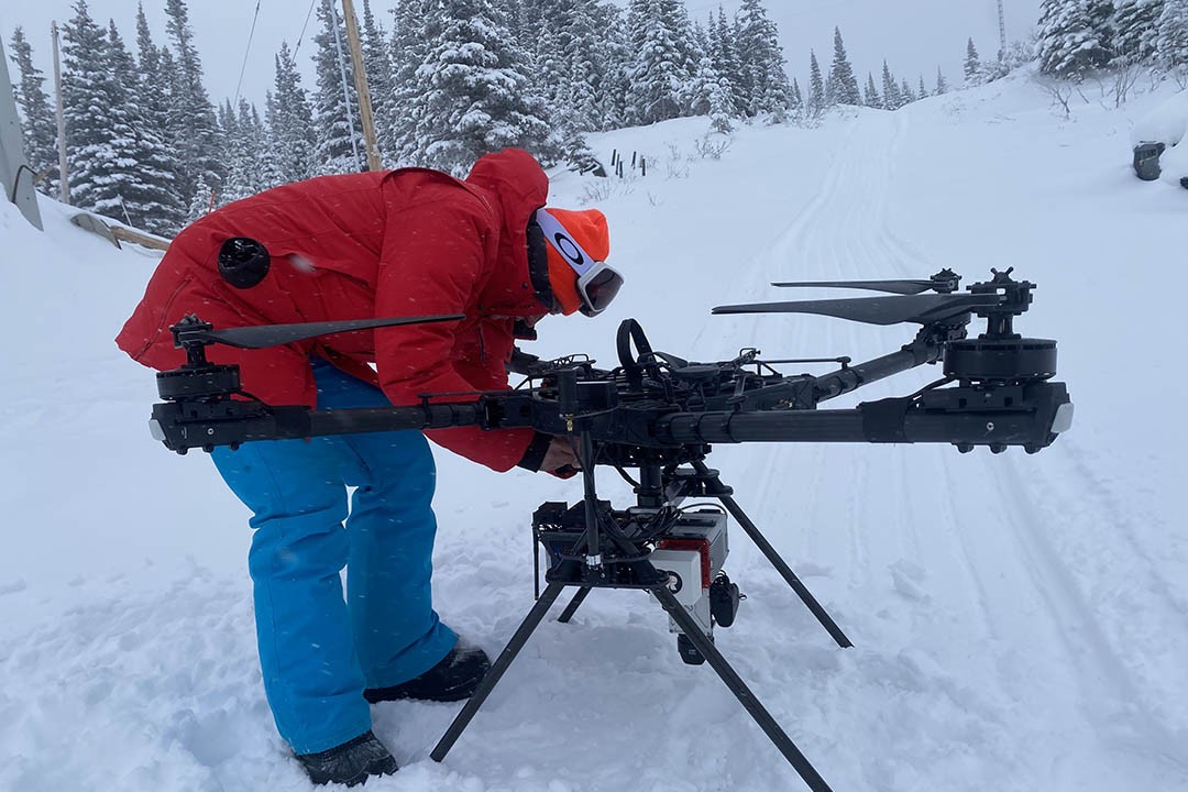 GWFO Technician with a Drone